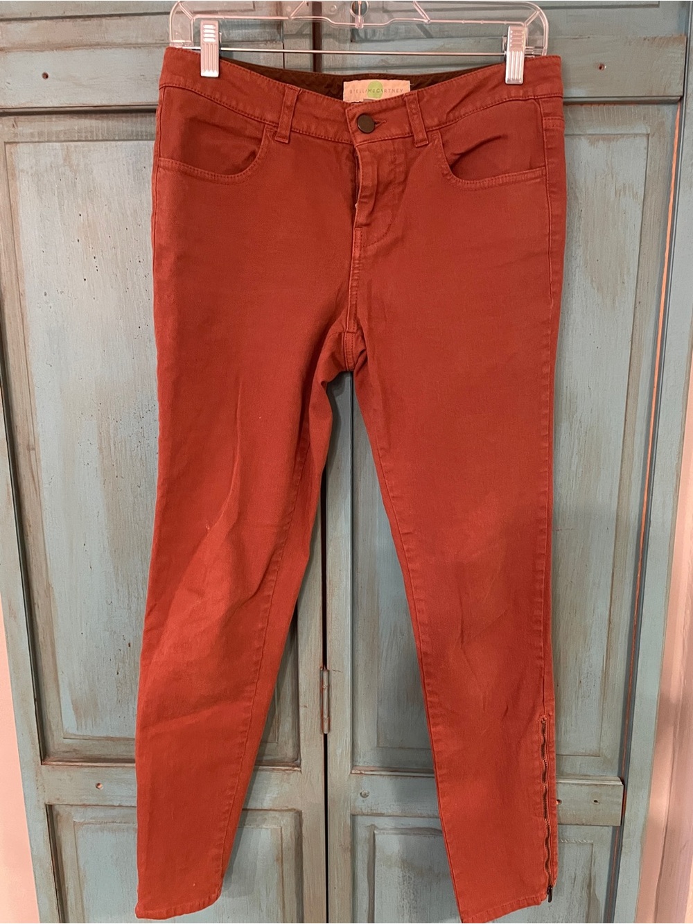 Stella McCartney Women's Burnt Orange Skinny Jeans